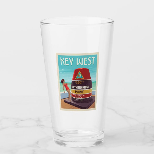 Key West | Florida Glas (Vorderseite)