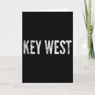 Key West Florida Keys Strand Sonnenuntergang Angel Karte