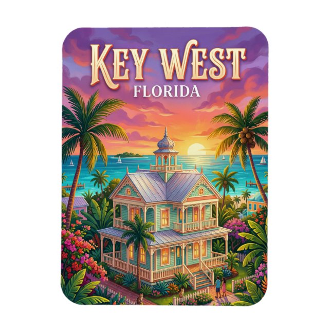 Key West Florida Magnet (Vertikal)