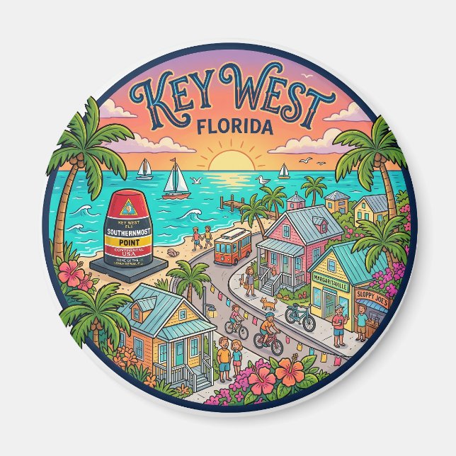 Key West Florida Magnet (Vorne)