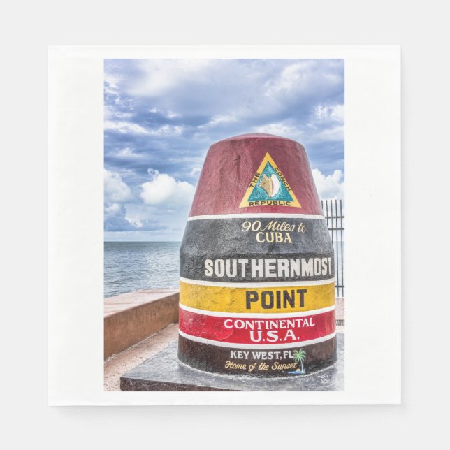 Key West Florida Napkins Serviette (Vorderseite)