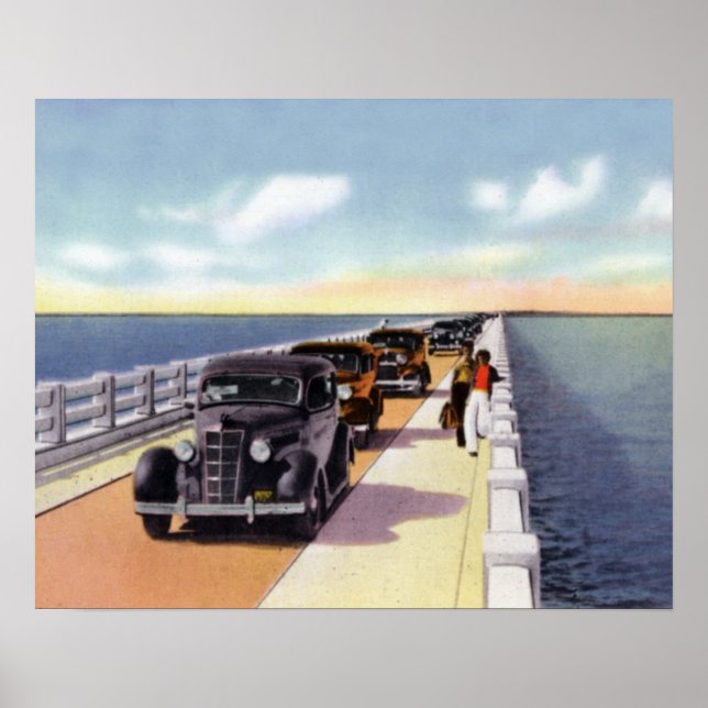 Key West Florida Overseas Highway Poster (Vorne)