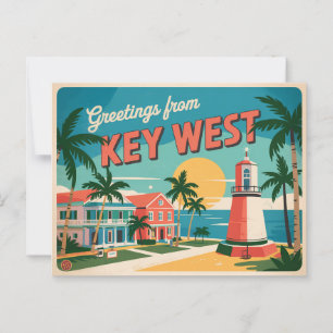 Key West, Florida Postkarte