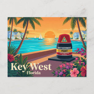 Key West Florida Postkarte