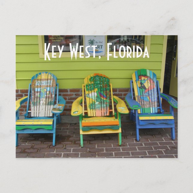 Key West, Florida Postkarte (Vorderseite)