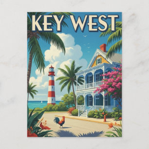 Key West Florida Reise Postkarte