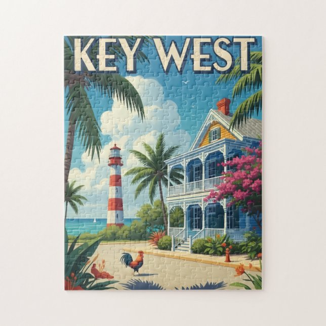 Key West Florida Reise Puzzle (Vertikal)