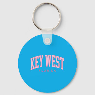Key West Florida Retro Preppy Throwback nk Mädchen Schlüsselanhänger