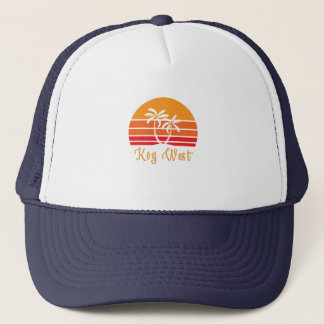 Key West Florida Retro Vintage Sonnenuntergang Pal Truckerkappe