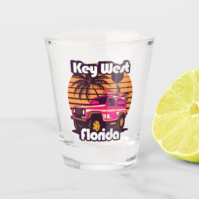 Key West Florida Schnapsglas (Vorderseite)
