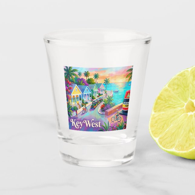 Key West Florida Schnapsglas (Vorderseite)