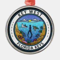 Key West Florida Scuba Retro Emblem