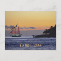 Key West Florida Segelboot nach Sonnenuntergang