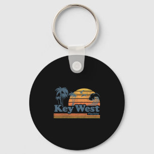 Key West Florida Strand Vintage Frühjahrsferien Schlüsselanhänger