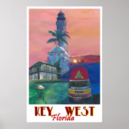 Key West Florida Südlichste Träume Reiseplaner Poster