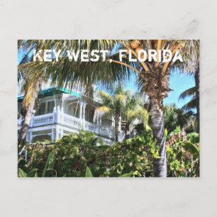 Key West Florida Sunny Tropical Postcard Postkarte