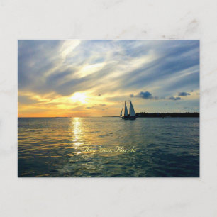 Key West, Florida Sunset Postkarte