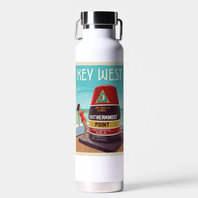 Key West | Florida Trinkflasche (Vorne)