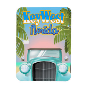 Key West, Florida USA Vintage Reiseplakat Magnet