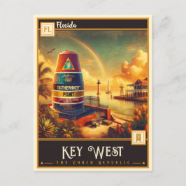 Key West, Florida | VINTAG Postkarte