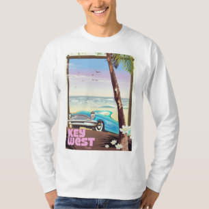 Key West Florida Vintage-Reiseplakat T-Shirt
