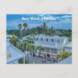 Key West Florida Weiße Häuser Architektur Szene Postkarte