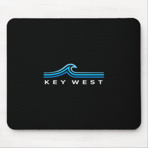 Key West Florida Wellen Vintage Männer Frauen Jung Mousepad