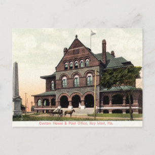 Key West Florida Zollhaus Vintage Postkarte