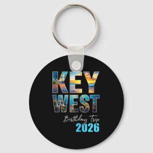Key West Geburtstagsreise Urlaub Design Schlüsselanhänger