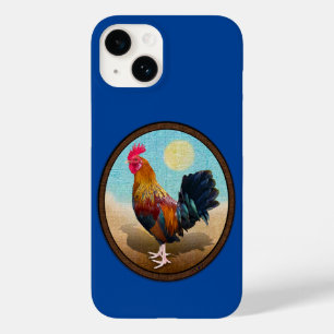 Key West - Gypsy Rooster Vintage Oval Case-Mate iPhone 14 Hülle