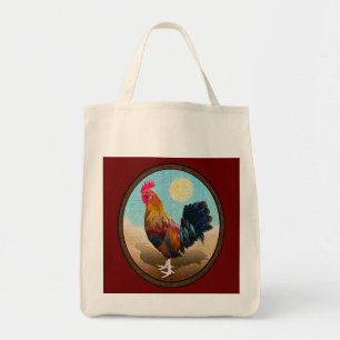 Key West - Gypsy Rooster Vintage Oval Tragetasche