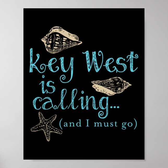 Key West Is Calling  Poster (Vorne)