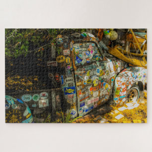 Key West ist Kunst, alter Lieferwagen-LKW Puzzle