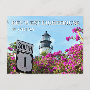 Key West Lighthouse, Florida Postcard Postkarte