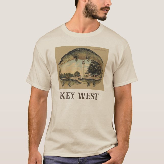 Key West Lighthouse Gators T - Shirt (Vorderseite)