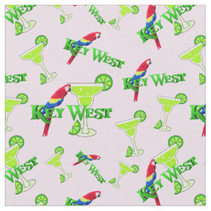 Key West Margarita Parrot Florida Sommer Pink Stoff