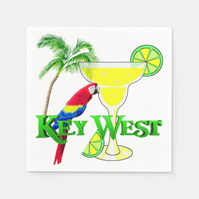 Key West Margarita Serviette (Vorderseite)