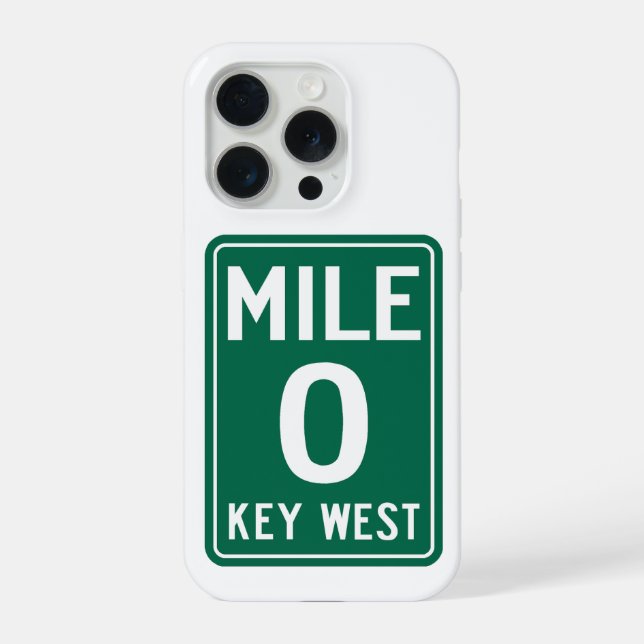 Key West Mile 0, Florida USA iPhone Hülle (Rückseite)