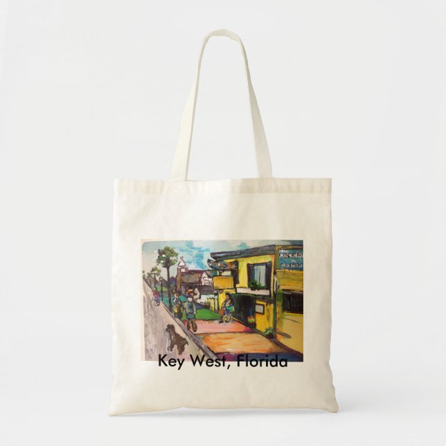 Key West Painting Tragetasche (Vorne)