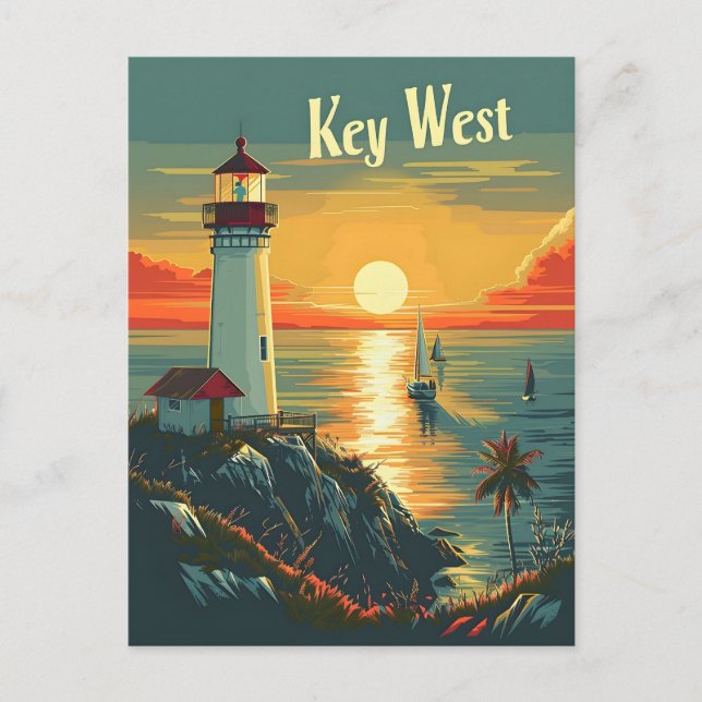 Key West Postkarte (Vorderseite)