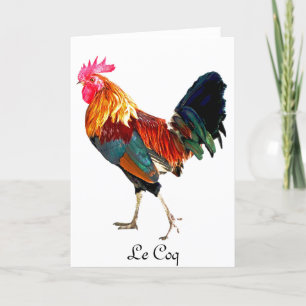 Key West Rooster Note Card<Blank Inside> Einladung