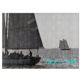 Key West Sailboat Cutting Board Schneidebrett