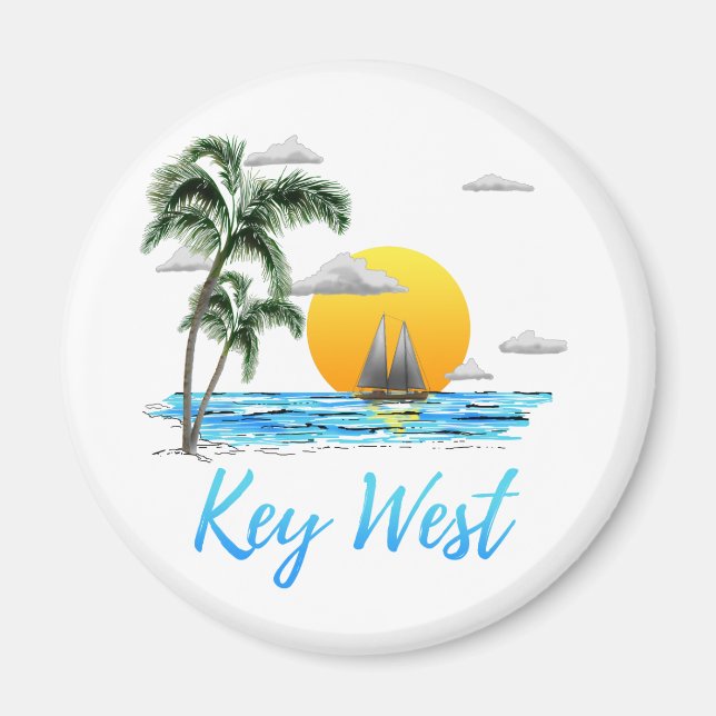 Key West Sailing Magnet (Vorne)