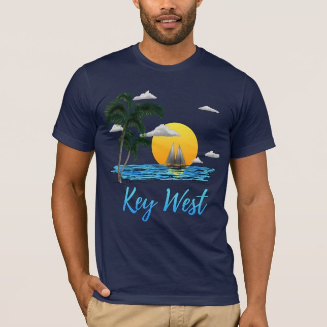 Key West Sailing T-Shirt (Vorderseite)
