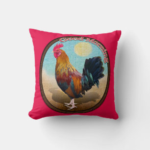 Key West - Sinti und Roma Rooster Guten Morgen Vin Kissen