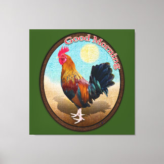 Key West - Sinti und Roma Rooster Guten Morgen Vin Leinwanddruck