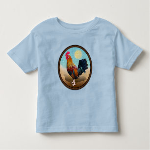 Key West - Sinti und Roma Rooster Vintag Oval Kleinkind T-shirt
