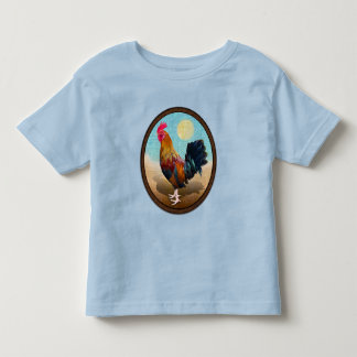 Key West - Sinti und Roma Rooster Vintag Oval Kleinkind T-shirt
