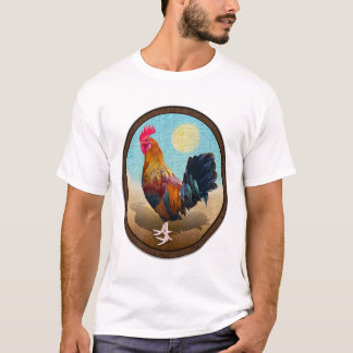 Key West - Sinti und Roma Rooster Vintag Oval T-Shirt