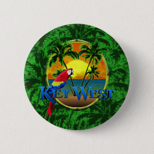 Key West-Sonnenuntergang Button